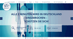 Desktop Screenshot of nicht-bei-mir.de